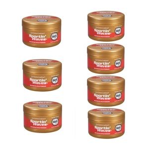 SOFTSHEEN-CARSON SPORTIN' WAVES MAXIMUM HOLD HAIR POMADE, 3.5 OZ (7 PCS) NEW